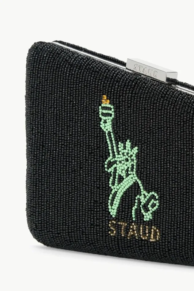 STAUD The Evening Edit CARMELLA BEADED CLUTCH Nyc Skyline 8211 Women STAUD The Evening Edit CARMELLA BEADED CLUTCH Nyc Skyline 8211 Women