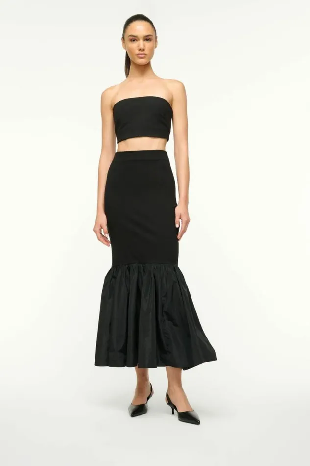 STAUD The Evening Edit SEBASTIAN SLINGBACK Black 8211 Women STAUD The Evening Edit SEBASTIAN SLINGBACK Black 8211 Women