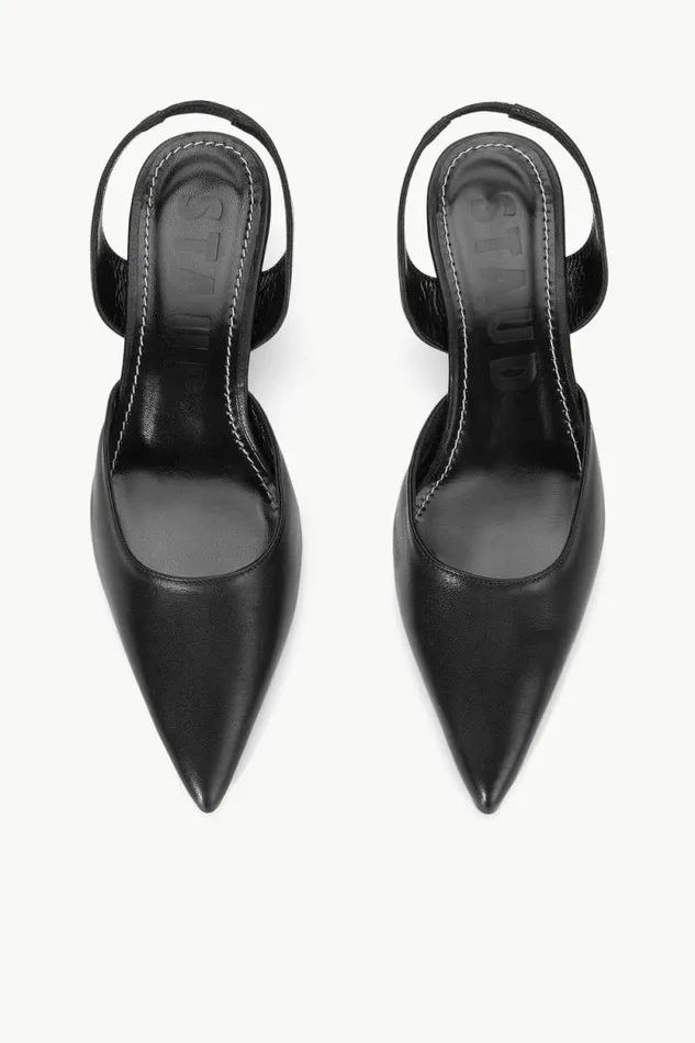 STAUD The Evening Edit SEBASTIAN SLINGBACK Black 8211 Women STAUD The Evening Edit SEBASTIAN SLINGBACK Black 8211 Women