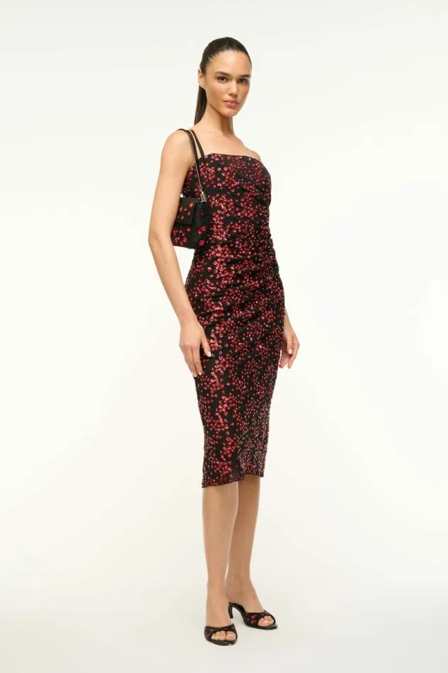 STAUD The Evening Edit TIMMY SHOULDER BAG Poppy 8211 Women STAUD The Evening Edit TIMMY SHOULDER BAG Poppy 8211 Women