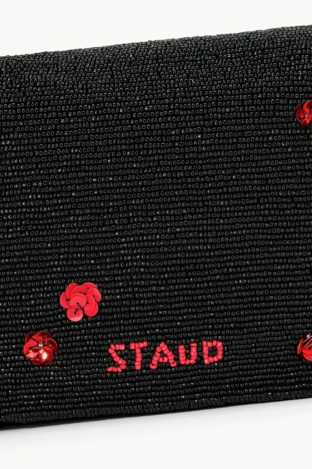 STAUD The Evening Edit TIMMY SHOULDER BAG Poppy 8211 Women STAUD The Evening Edit TIMMY SHOULDER BAG Poppy 8211 Women