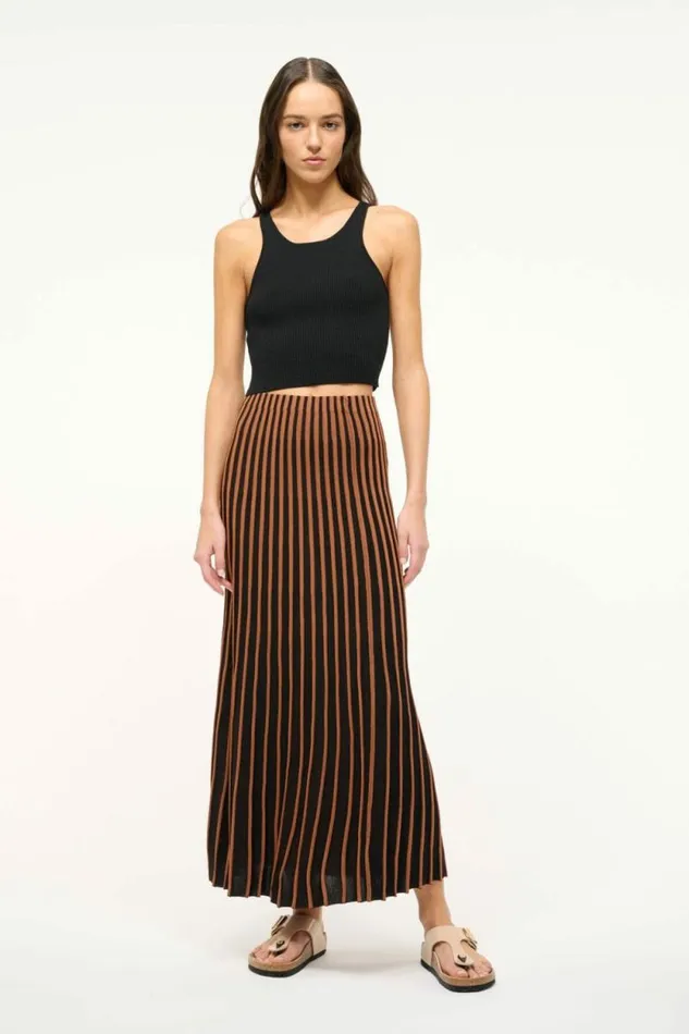 STAUD Tops IBISCO CROPPED TANK Black 8211 Women