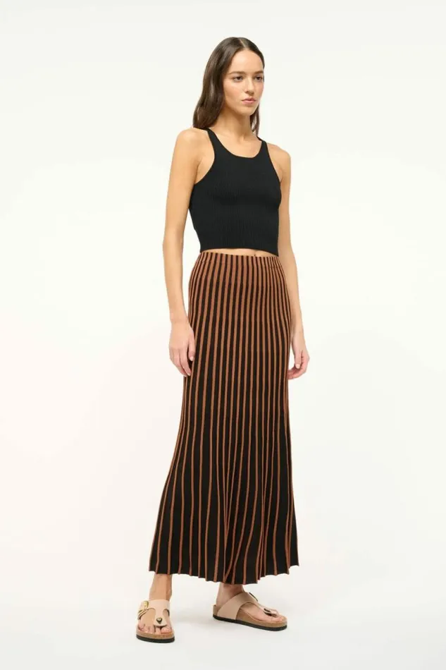 STAUD Tops IBISCO CROPPED TANK Black 8211 Women STAUD Tops IBISCO CROPPED TANK Black 8211 Women