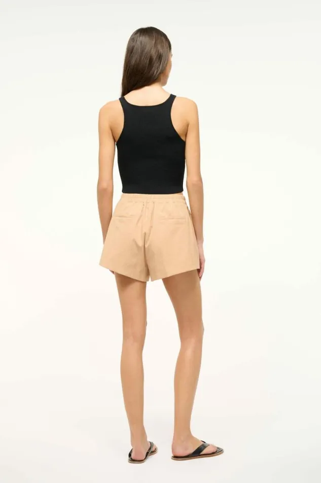 STAUD Tops IBISCO CROPPED TANK Black 8211 Women STAUD Tops IBISCO CROPPED TANK Black 8211 Women