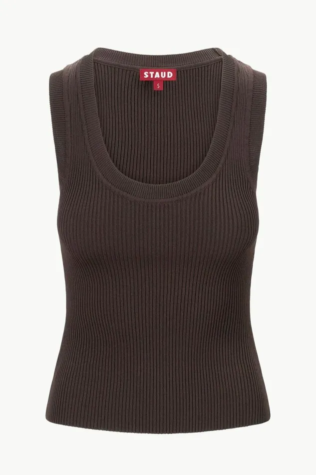 STAUD Tops JULIETTE TOP Earth 8211 Women