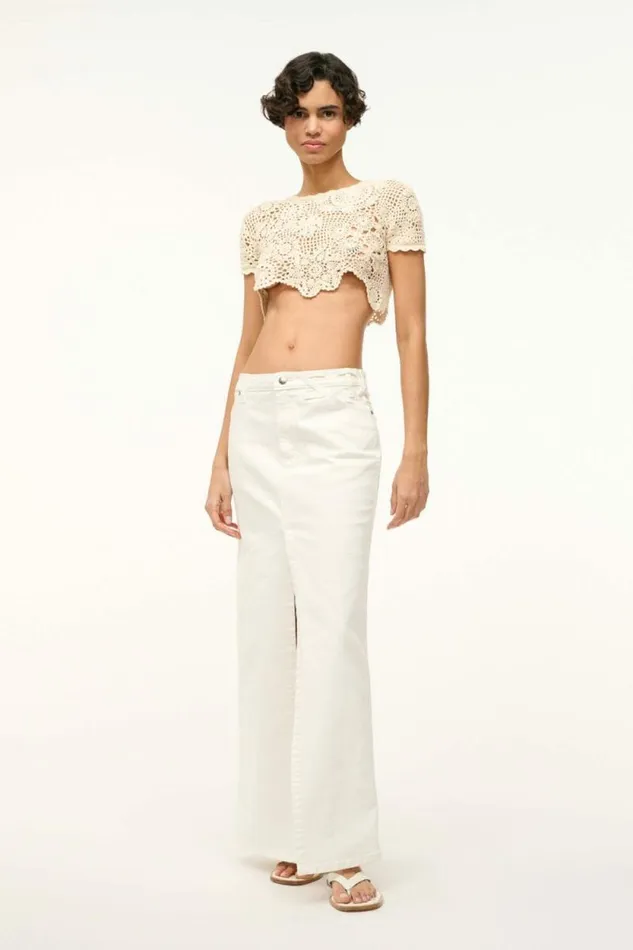 STAUD Tops STARLIGHT TOP Buttercream 8211 Women