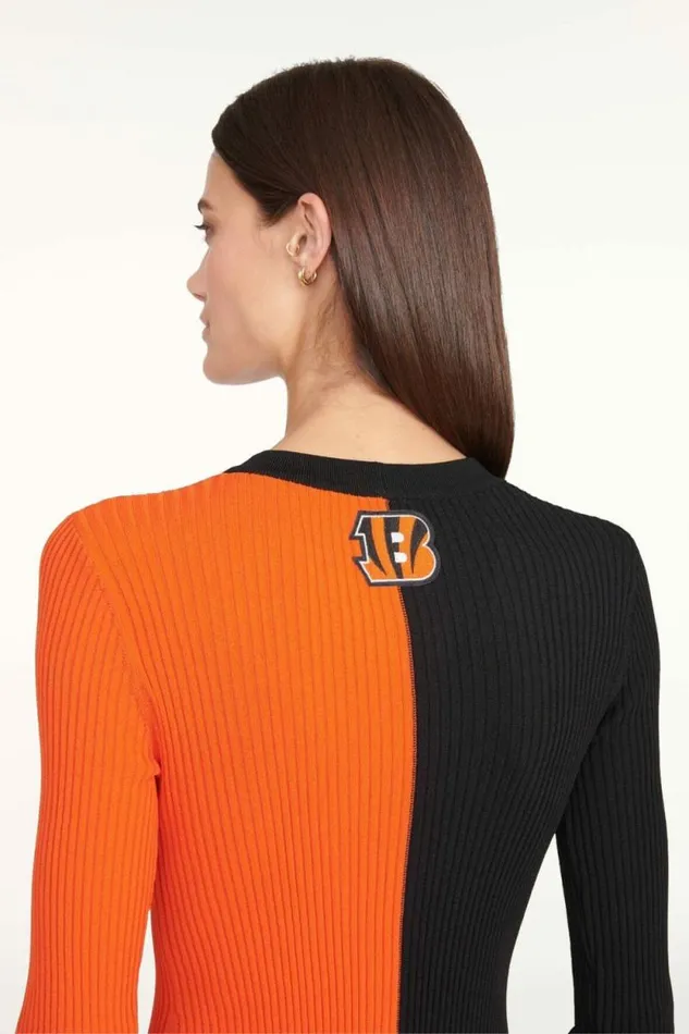 STAUD Tops THE NFL CARGO SWEATER Cincinnati Bengals 8211 Women STAUD Tops THE NFL CARGO SWEATER Cincinnati Bengals 8211 Women