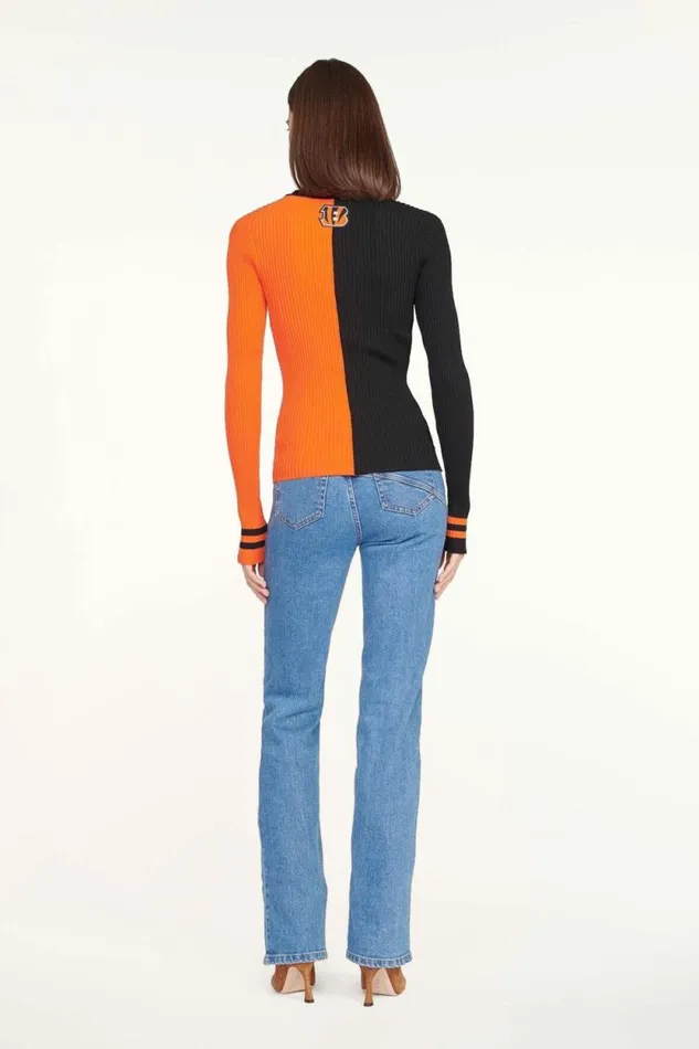 STAUD Tops THE NFL CARGO SWEATER Cincinnati Bengals 8211 Women STAUD Tops THE NFL CARGO SWEATER Cincinnati Bengals 8211 Women