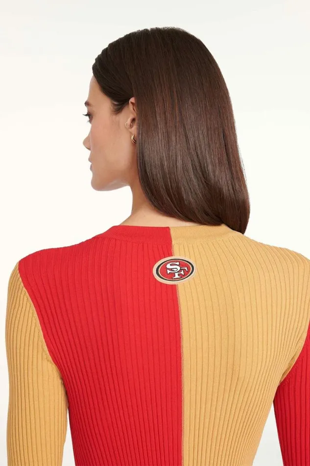 STAUD Tops THE NFL CARGO SWEATER San Francisco 49ers 8211 Women STAUD Tops THE NFL CARGO SWEATER San Francisco 49ers 8211 Women