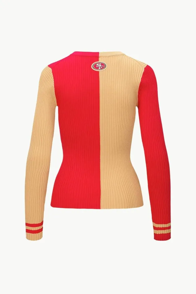 STAUD Tops THE NFL CARGO SWEATER San Francisco 49ers 8211 Women STAUD Tops THE NFL CARGO SWEATER San Francisco 49ers 8211 Women