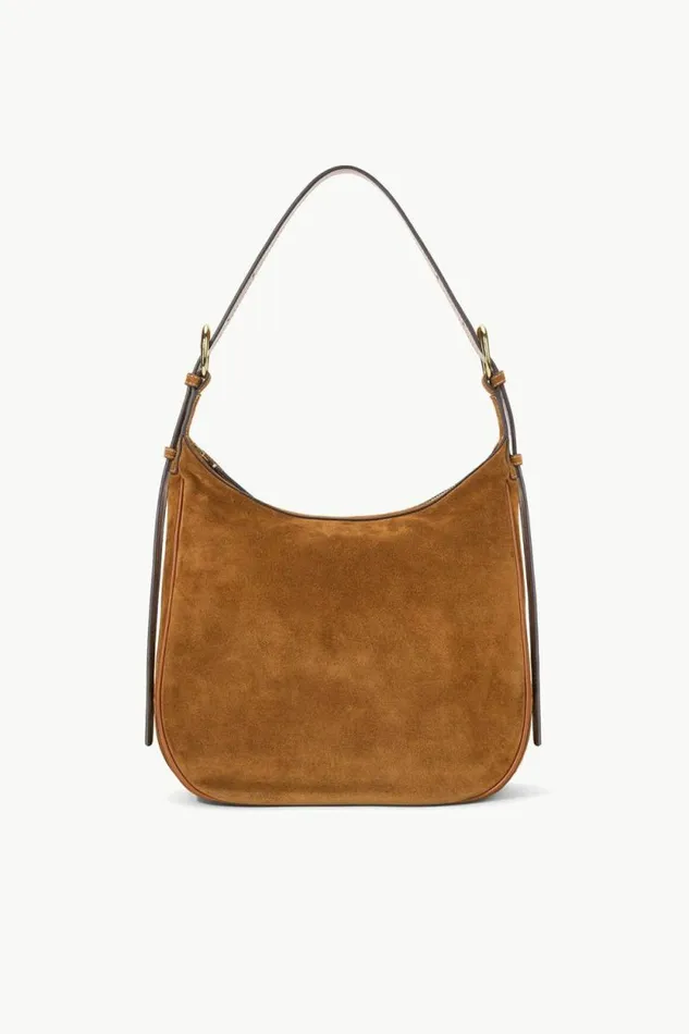 STAUD Totes PINE HOBO Tan Suede 8211 Women