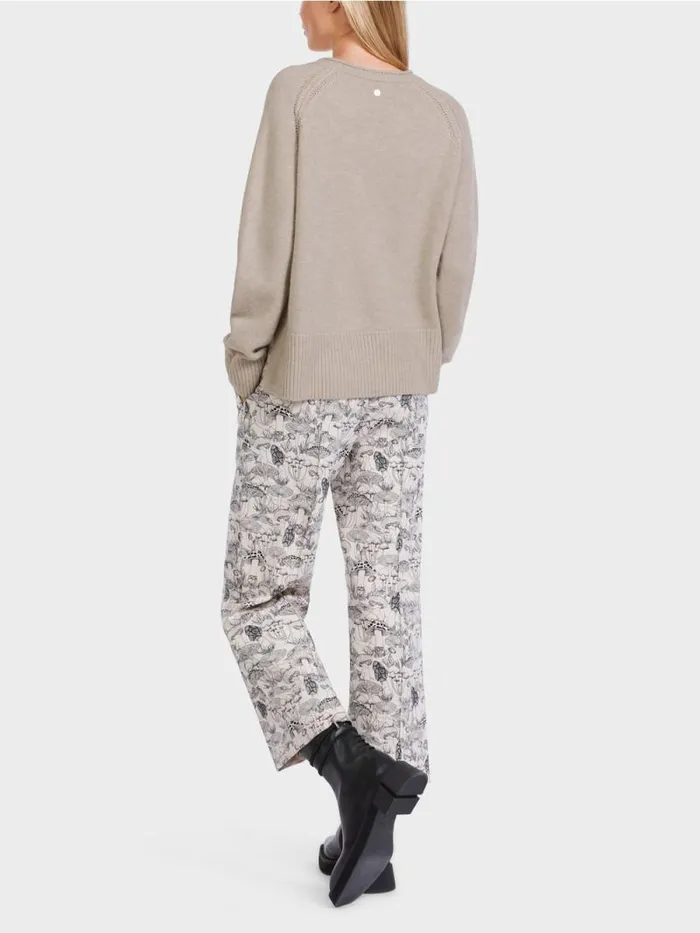 Strick Damen Marc Cain Sweater Mit Kaschmir 034Rethink Together034 Dark Sand