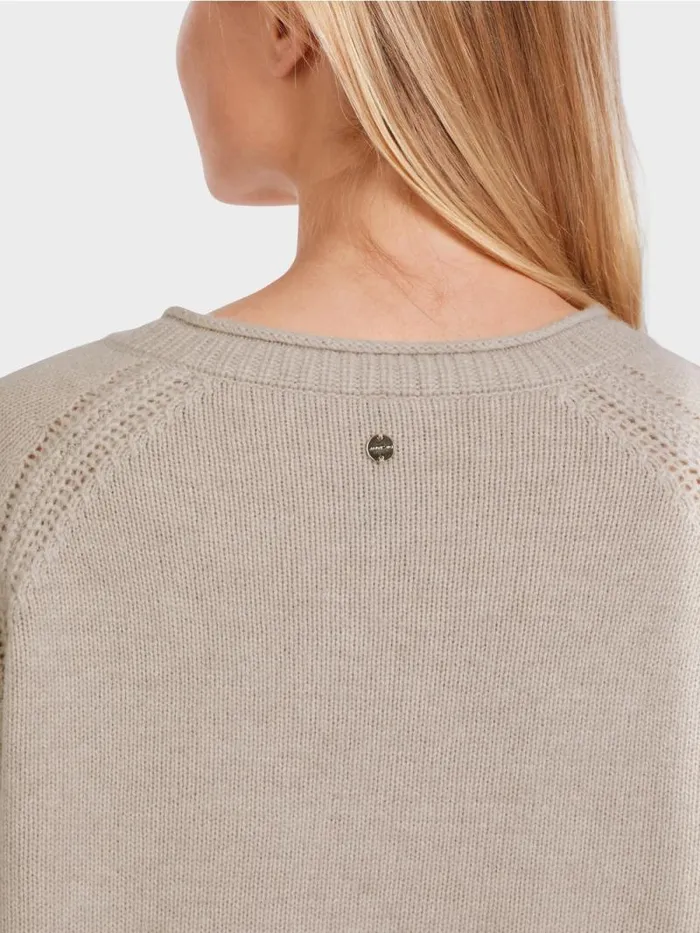 Strick Damen Marc Cain Sweater Mit Kaschmir 034Rethink Together034 Dark Sand