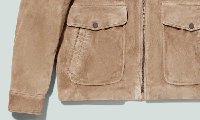 Suede and Shearling Jackets Men Belstaff Patterson Jacket Washed Sand Suede and Shearling Jackets Men Belstaff Patterson Jacket Washed Sand