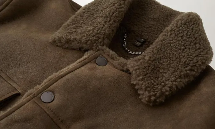 Suede and Shearling Jackets Men Belstaff Piston Jacket Clay Brown Suede and Shearling Jackets Men Belstaff Piston Jacket Clay Brown