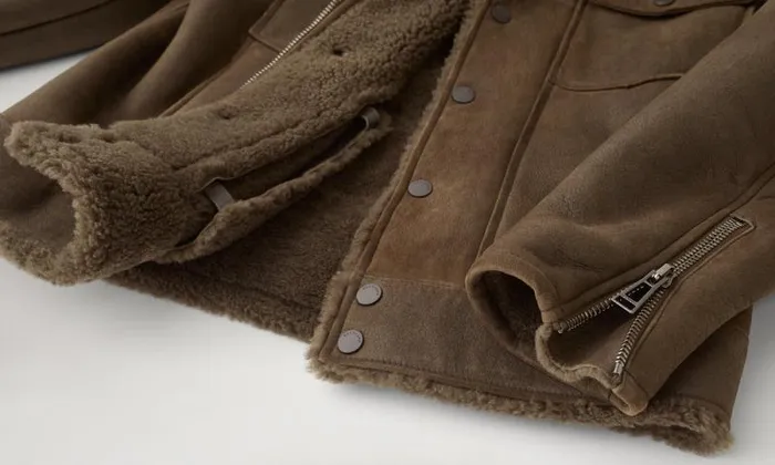 Suede and Shearling Jackets Men Belstaff Piston Jacket Clay Brown Suede and Shearling Jackets Men Belstaff Piston Jacket Clay Brown
