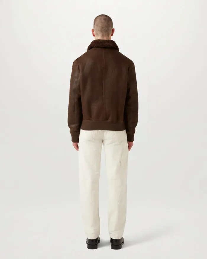 Suede and Shearling Jackets Men Belstaff Trace Jacket Teak Brown Suede and Shearling Jackets Men Belstaff Trace Jacket Teak Brown
