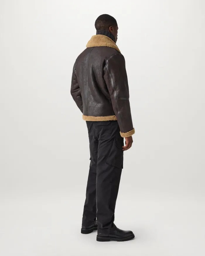 Suede and Shearling Jackets Men Belstaff Wilder Jacket Ebonydark Sandstone Suede and Shearling Jackets Men Belstaff Wilder Jacket Ebonydark Sandstone