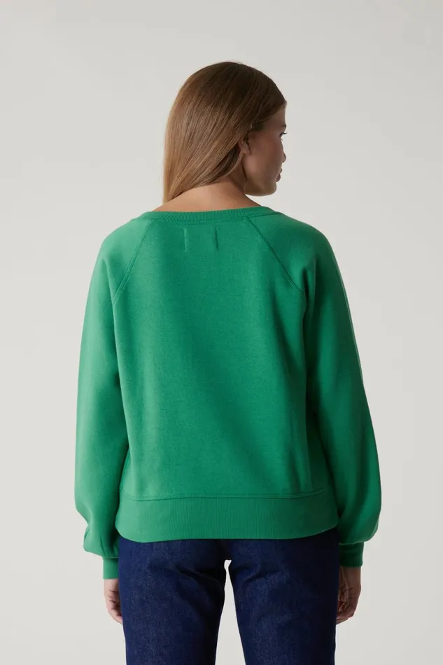 Sweatshirts Women Leon and Harper Shiva Wish Sweatshirt Green