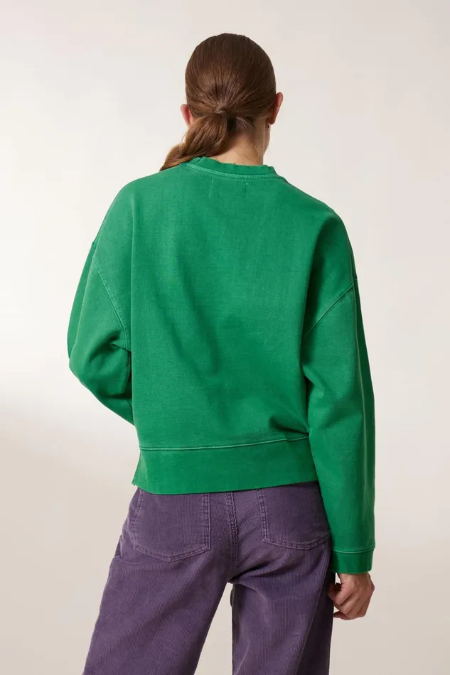 Sweatshirts Women Leon and Harper Siena Un Sweatshirt Green