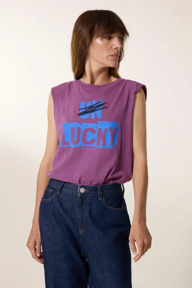 TShirts and Tops Women Leon and Harper Dode Un Tank Top Purple