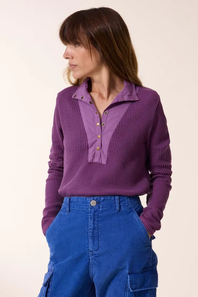 TShirts and Tops Women Leon and Harper Tabia Pln TShirt Purple
