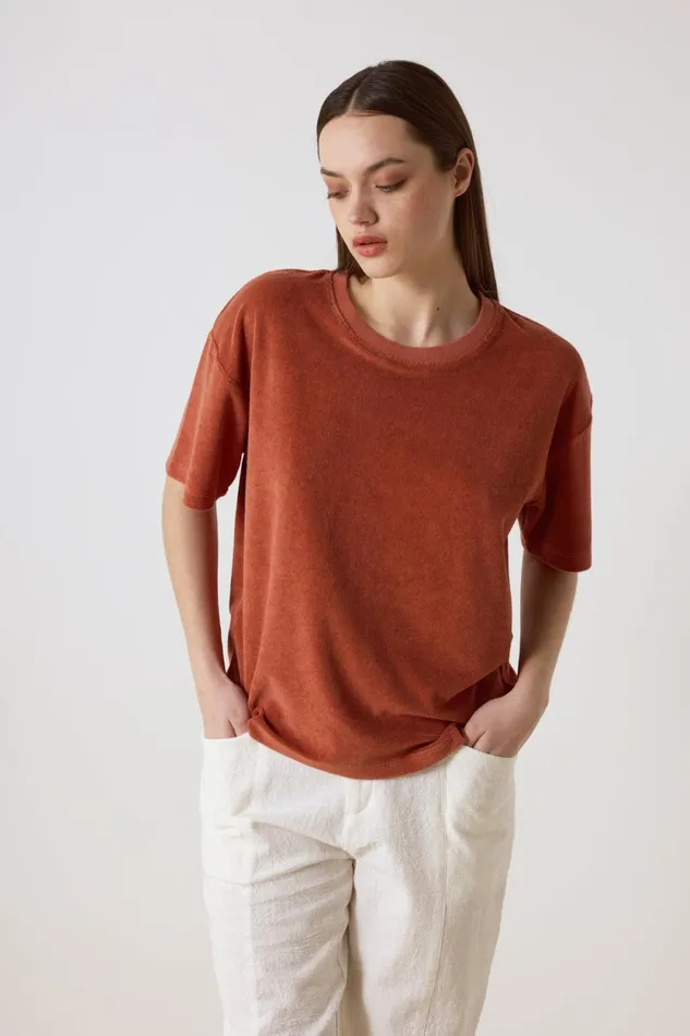 TShirts and Tops Women Leon and Harper Titan Pl TShirt Rust