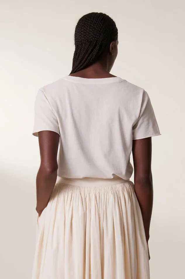 TShirts and Tops Women Leon and Harper Tizia Vibes Tshirt Stone