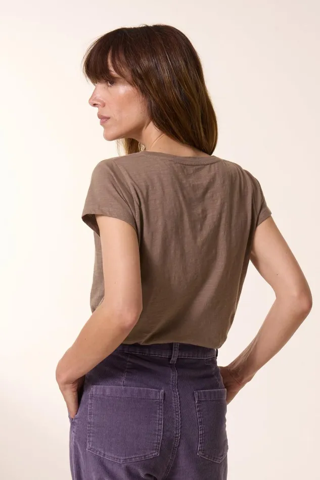 TShirts and Tops Women Leon and Harper Tonton Brodery TShirt Sage