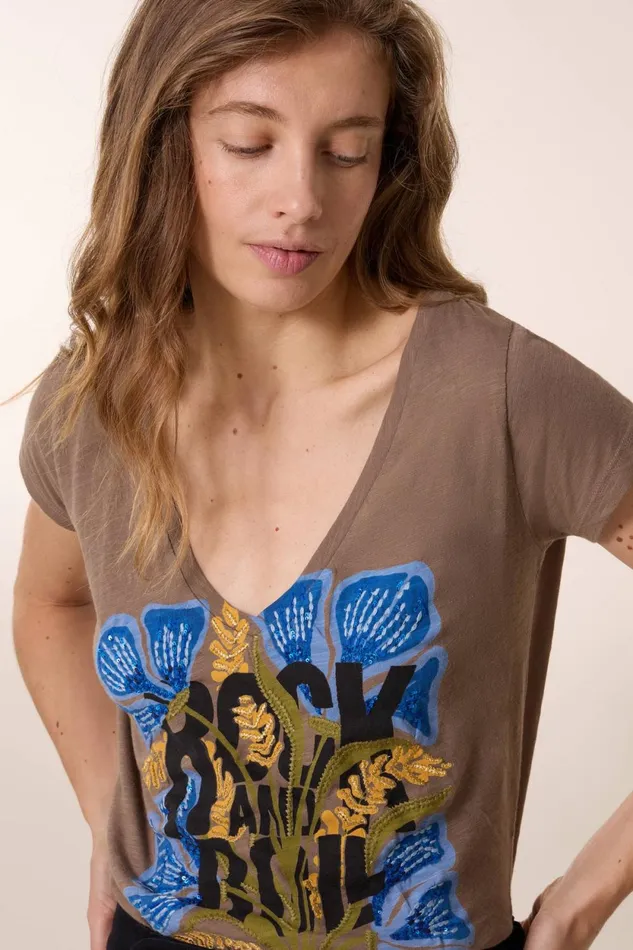 TShirts and Tops Women Leon and Harper Tonton Tulip TShirt Sage