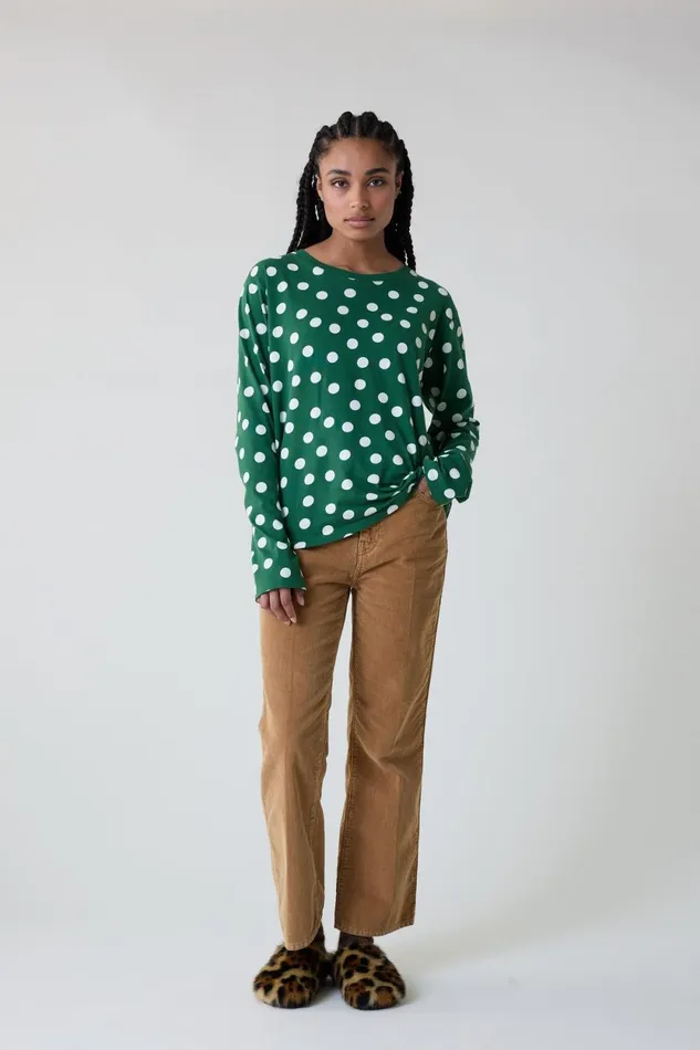 TShirts and Tops Women Leon and Harper Tornado Bullet TShirt Green