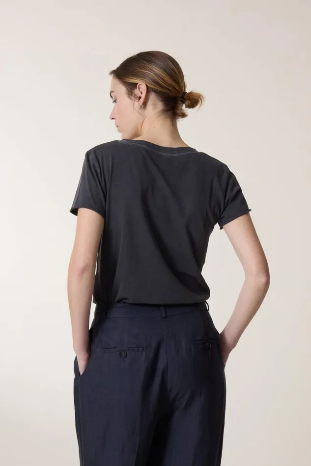 TShirts and Tops Women Leon and Harper Toro Birdy Tshirt Carbone