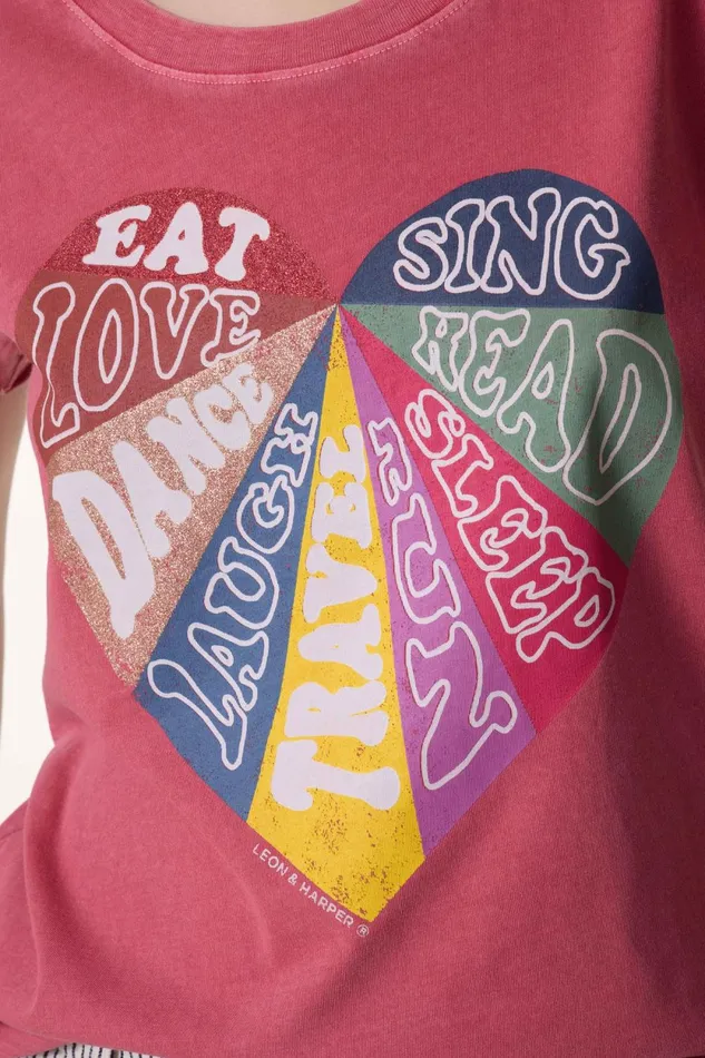 TShirts and Tops Women Leon and Harper Toro Sing Tshirt Coral