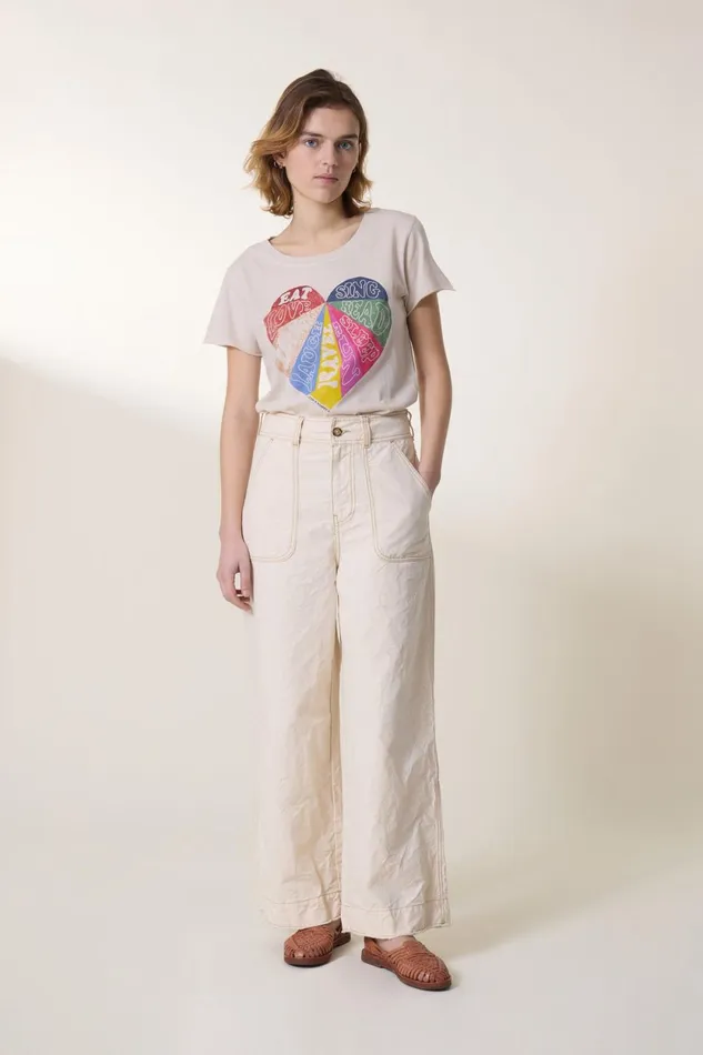 TShirts and Tops Women Leon and Harper Toro Sing Tshirt Stone