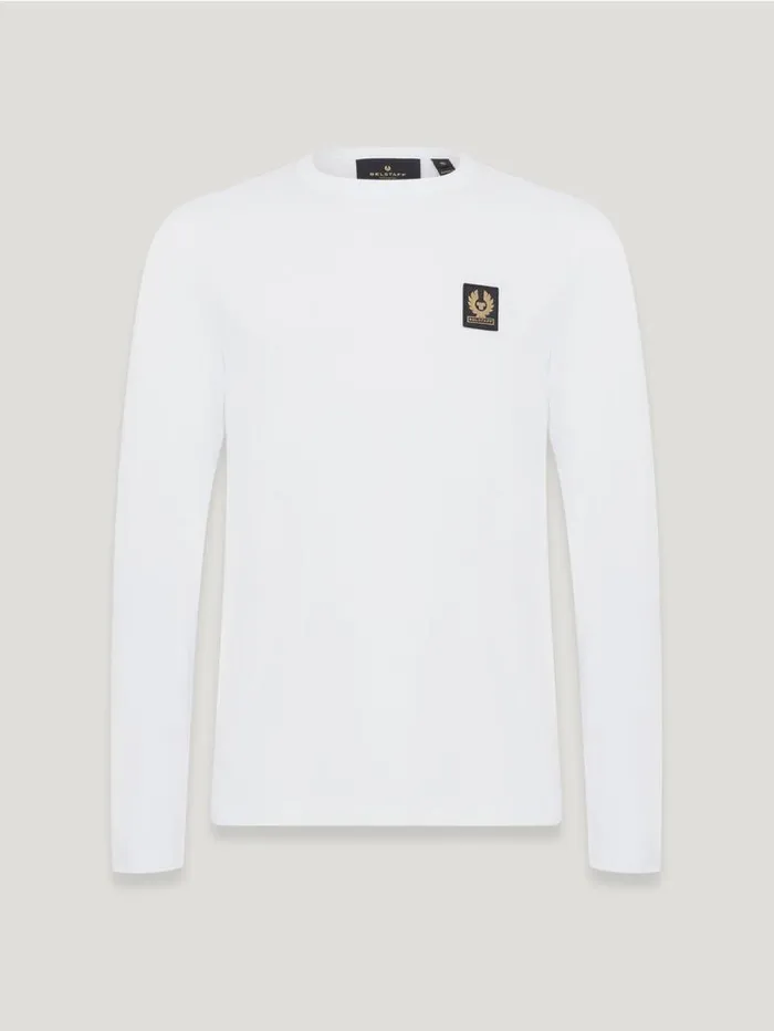TShirts Men Belstaff Belstaff Long Sleeved TShirt White
