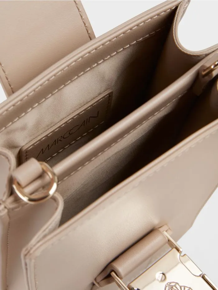 Taschen Damen Marc Cain CrossbodyBag In Lngsformat Bleached Sand