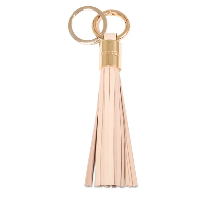Tassel Keyring Pink Quartz Women Lancel Key Ring