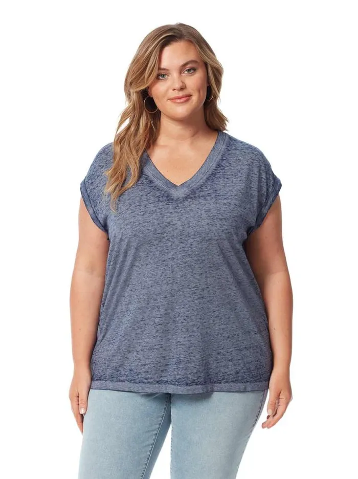 Tees Clothing Jessica Simpson Amory Tee In Dress Blues