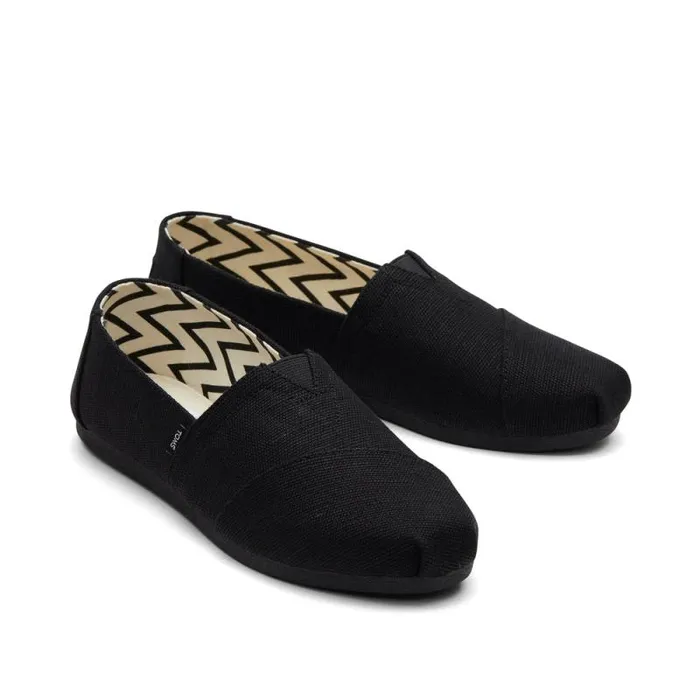 Toms Alpargatas Alpargata All Black Heritage Canvas 8211 Women Toms Alpargatas Alpargata All Black Heritage Canvas 8211 Women