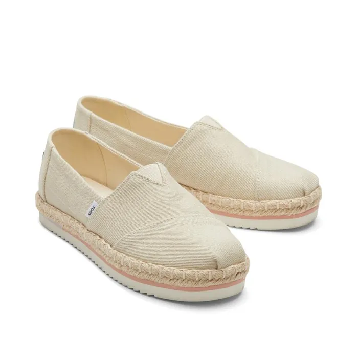 Toms Alpargatas Alpargata Platform Rope Espadrille Natural 8211 Women Toms Alpargatas Alpargata Platform Rope Espadrille Natural 8211 Women
