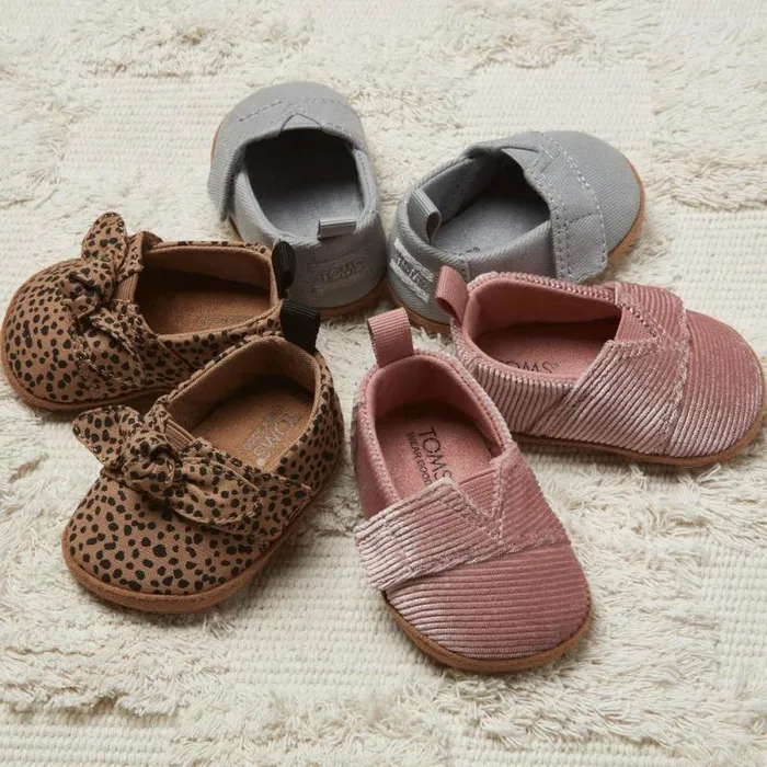 Toms Alpargatas Layette Alpargata Crib Shoe Tan Mini Cheetah 8211 Kids