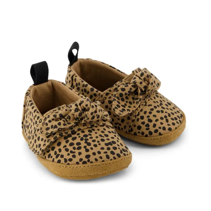 Toms Alpargatas Layette Alpargata Crib Shoe Tan Mini Cheetah 8211 Kids