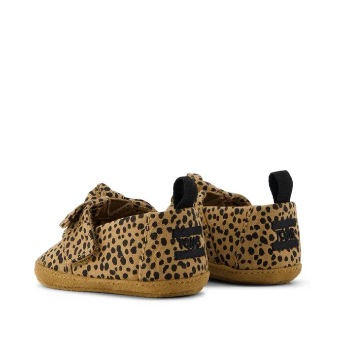 Toms Alpargatas Layette Alpargata Crib Shoe Tan Mini Cheetah 8211 Kids