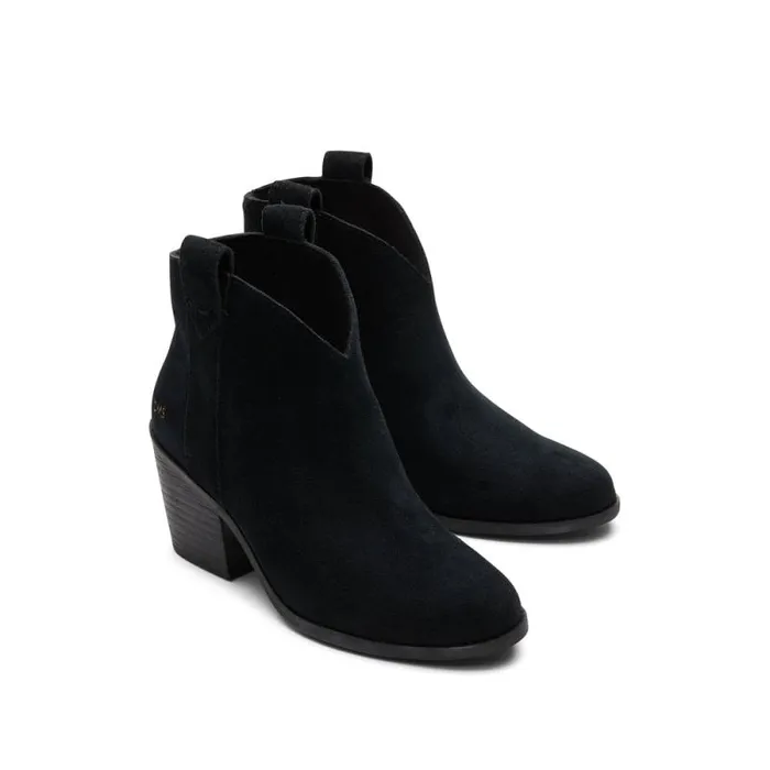 Toms Boots and Booties Constance Heeled Boot All Black 8211 Women