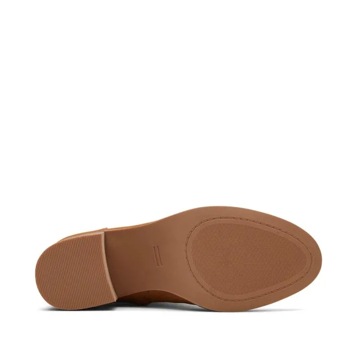 Toms Boots and Booties Evelyn Heeled Boot Leather Tan 8211 Women