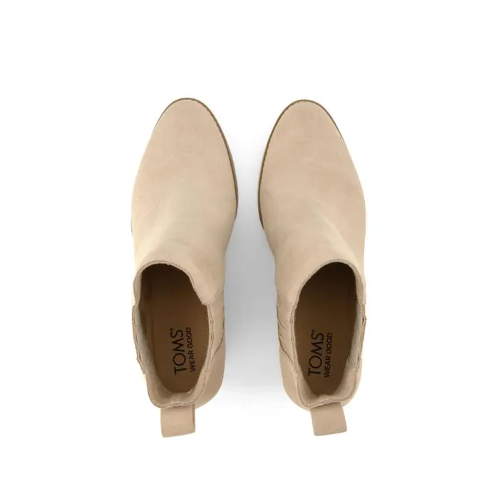 Toms Boots and Booties Noa Ankle Boot Natural Suede 8211 Women