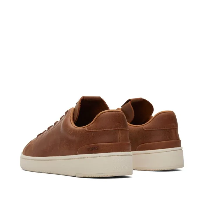 Toms Dress Casual TRVL LITE LaceUp Sneaker Tan Leather 8211 Men Toms Dress Casual TRVL LITE LaceUp Sneaker Tan Leather 8211 Men
