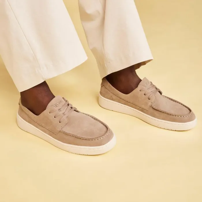 Toms Dress Casual TRVL LITE London Loafer Dune Suede 8211 Men