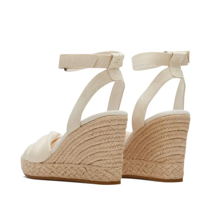 Toms Espadrilles Marisela Wedge Sandal Natural Slubby Woven 8211 Women