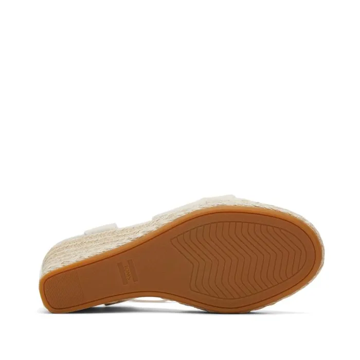 Toms Espadrilles Marisela Wedge Sandal Natural Slubby Woven 8211 Women